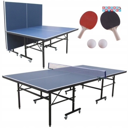 [P201] Duży, składany stół do gry PING PONG, TENIS STOŁOWY - płyta 15mm [S]