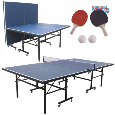 [P201] Duży, składany stół do gry PING PONG, TENIS STOŁOWY - płyta 15mm
