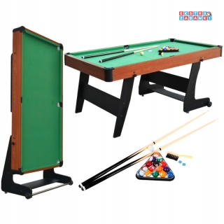[T56026(6).GREEN] Stół do bilarda zestaw bilardowy z akcesoriami 6FT [S]