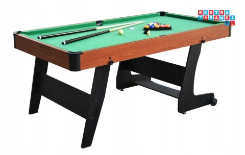 [T56026(6).GREEN] Stół do bilarda zestaw bilardowy z akcesoriami 6FT