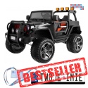 [WXE1688] Autko Monster Jeep na akumulator 24V/10Ah 4x120W pilot regulacja siedzenia LED EVA - czarny