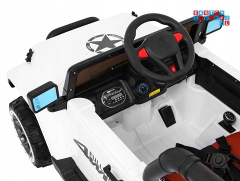 [outlet] [BRD-7588] Terenowy Full Time 4WD 4x40W 12V/10Ah koła EVA, pilot, LED - biały