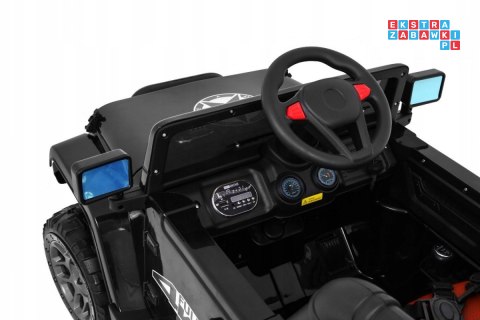 [outlet] [BRD-7588] Terenowy Full Time 4WD 4x40W 12V/10Ah koła EVA, pilot, LED - czarny