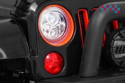 [outlet] [BRD-7588] Terenowy Full Time 4WD 4x40W 12V/10Ah koła EVA, pilot, LED - czarny