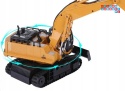 [ZRC.1510] Duża koparka gąsienicowa zdalnie sterowana RC spychacz 1:16 pilot obrót 680*