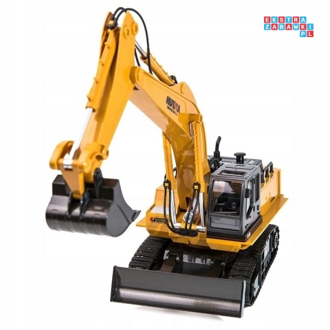 [ZRC.1510] Duża koparka gąsienicowa zdalnie sterowana RC spychacz 1:16 pilot obrót 680*