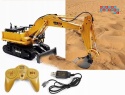 [ZRC.1510] Duża koparka gąsienicowa zdalnie sterowana RC spychacz 1:16 pilot obrót 680*