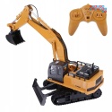 [ZRC.1510] Duża koparka gąsienicowa zdalnie sterowana RC spychacz 1:16 pilot obrót 680*