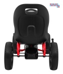[PB9388A] Gokart ABARTH na pedały dla dzieci Koła EVA Hamulec ręczny - czarny