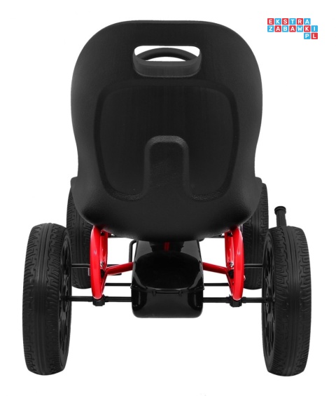 [PB9388A] Gokart ABARTH na pedały dla dzieci Koła EVA Hamulec ręczny - czarny