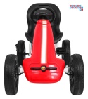 [PB9388A] Gokart ABARTH na pedały dla dzieci Koła EVA Hamulec ręczny - czerwony