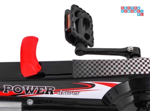 [F8-1] Gokart Full Ahead na pedały dla dzieci 3+ Regulacja siedziska Pompowane koła Hamulec ręczny - czerwony