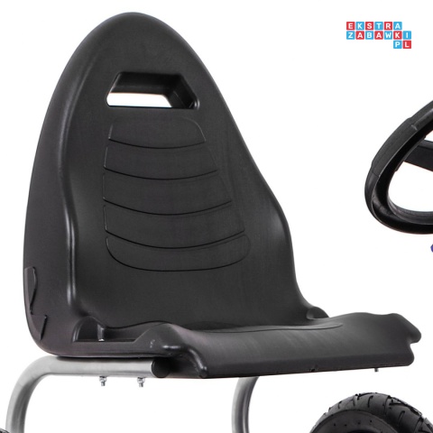 [F8-1] Gokart Full Ahead na pedały dla dzieci 3+ Regulacja siedziska Pompowane koła Hamulec ręczny - niebieski