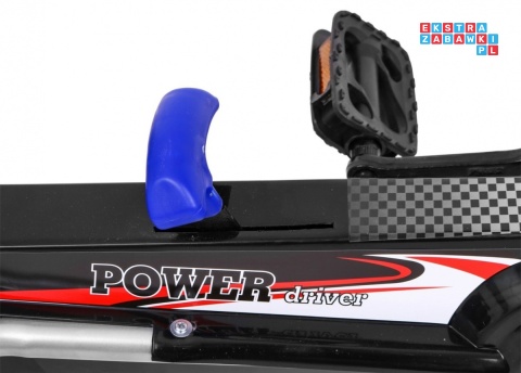 [F8-1] Gokart Full Ahead na pedały dla dzieci 3+ Regulacja siedziska Pompowane koła Hamulec ręczny - niebieski