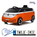 [HL718] Auto bus Volkswagen ID BUZZ na akumulator 2x45W 12V/10Ah - pomarańczowy