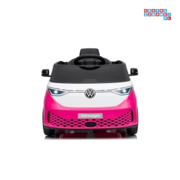 [HL718] Auto bus Volkswagen ID BUZZ na akumulator 2x45W 12V/10Ah - różowy