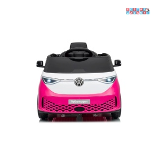 Różowy Volkswagen ID BUZZ na akumulator - 2x45W, 12V/10Ah - [HL718]