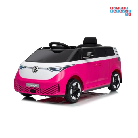 [HL718] Auto bus Volkswagen ID BUZZ na akumulator 2x45W 12V/10Ah - różowy