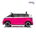 [HL718] Auto bus Volkswagen ID BUZZ na akumulator 2x45W 12V/10Ah - różowy