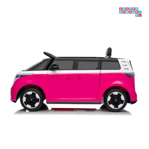 [HL718] Auto bus Volkswagen ID BUZZ na akumulator 2x45W 12V/10Ah - różowy