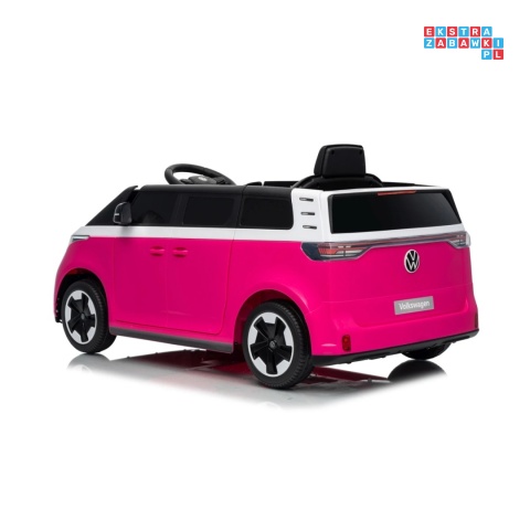 [HL718] Auto bus Volkswagen ID BUZZ na akumulator 2x45W 12V/10Ah - różowy