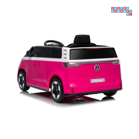 [HL718] Auto bus Volkswagen ID BUZZ na akumulator 2x45W 12V/10Ah - różowy