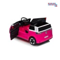 [HL718] Auto bus Volkswagen ID BUZZ na akumulator 2x45W 12V/10Ah - różowy