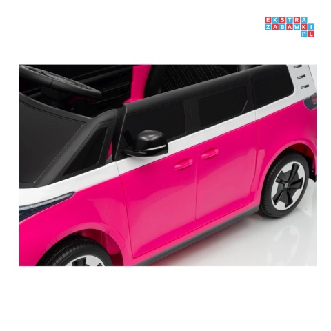 [HL718] Auto bus Volkswagen ID BUZZ na akumulator 2x45W 12V/10Ah - różowy
