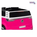 [HL718] Auto bus Volkswagen ID BUZZ na akumulator 2x45W 12V/10Ah - różowy