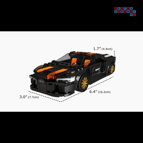 [27055] Klocki 386 el. Auto sportowe Chiron Supercar w gablocie Mould King