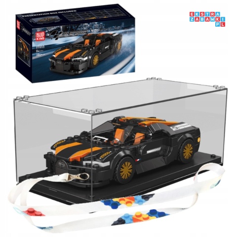 [27055] Klocki 386 el. Auto sportowe Chiron Supercar w gablocie Mould King