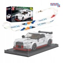 [27031] Klocki 384 el. Auto technic pojazd sportowy GTR w gablocie Mould King
