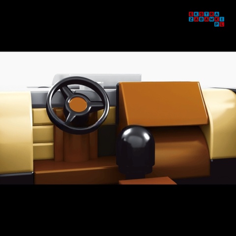 [27031] Klocki 384 el. Auto technic pojazd sportowy GTR w gablocie Mould King