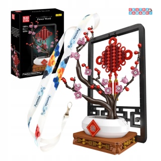 [10014] Klocki 1078 el. Chińska śliwka flower world drzewko Bonsai Mould King [S]
