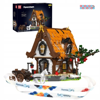 [16054] Klocki 2192 el. Domek średniowieczna chatka makieta Mould King [S]