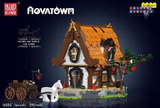 [16054] Klocki 2192 el. Domek średniowieczna chatka makieta Mould King [S]
