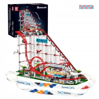 [11014] Klocki 3646 el. Kolejka roller coaster model konstrukcja Mould King [S]