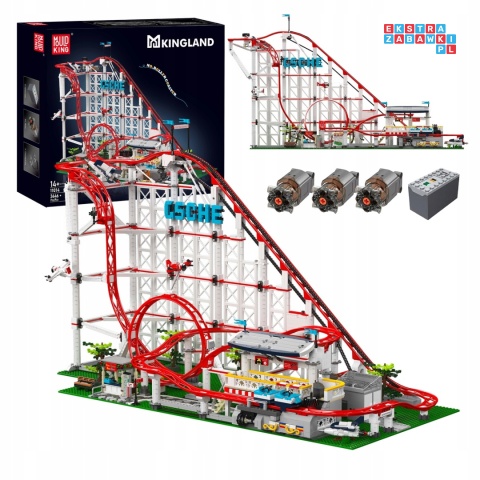 [11014] Klocki 3646 el. Kolejka roller coaster model konstrukcja Mould King