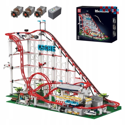 [11014] Klocki 3646 el. Kolejka roller coaster model konstrukcja Mould King