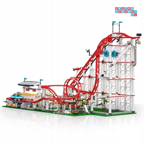 [11014] Klocki 3646 el. Kolejka roller coaster model konstrukcja Mould King