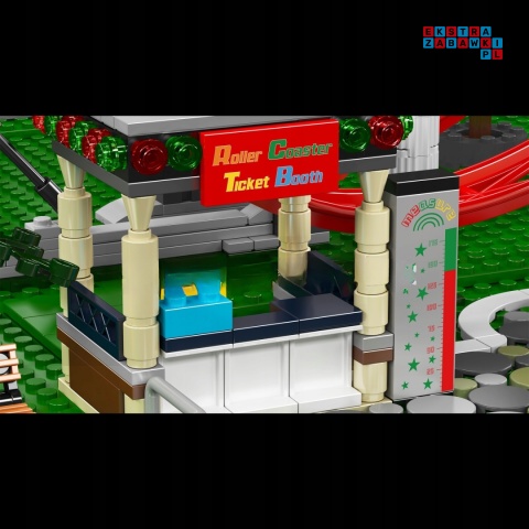 [11014] Klocki 3646 el. Kolejka roller coaster model konstrukcja Mould King