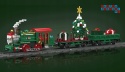 [12039] Klocki 922 el. Kolejka świąteczna pociąg z choinką Mould King