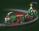 [12039] Klocki 922 el. Kolejka świąteczna pociąg z choinką Mould King