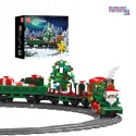 [12039] Klocki 922 el. Kolejka świąteczna pociąg z choinką Mould King