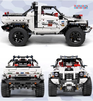 [18005] Klocki 2013 el. Auto terenowe wyścigowe konstrukcyjne Mould King [S]