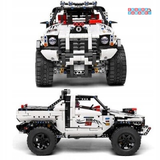 [18005] Klocki 2013 el. Auto terenowe wyścigowe klocki Technic Mould King