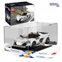 [27043] Klocki 364 el. Konstrukcyjne auto wyścigowe w gablocie Mould King