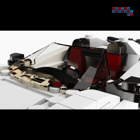 [27043] Klocki 364 el. Konstrukcyjne auto wyścigowe w gablocie Mould King