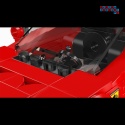 [27038] Klocki 338 el. Konstrukcyjne Ferrari auto sportowe w gablocie Mould King