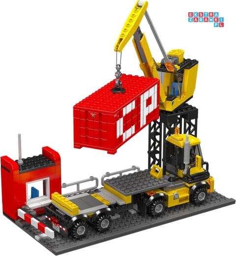 [12027S] Klocki 1257 el. Konstrukcyjne lokomotywa kolejka pociąg model Mould King